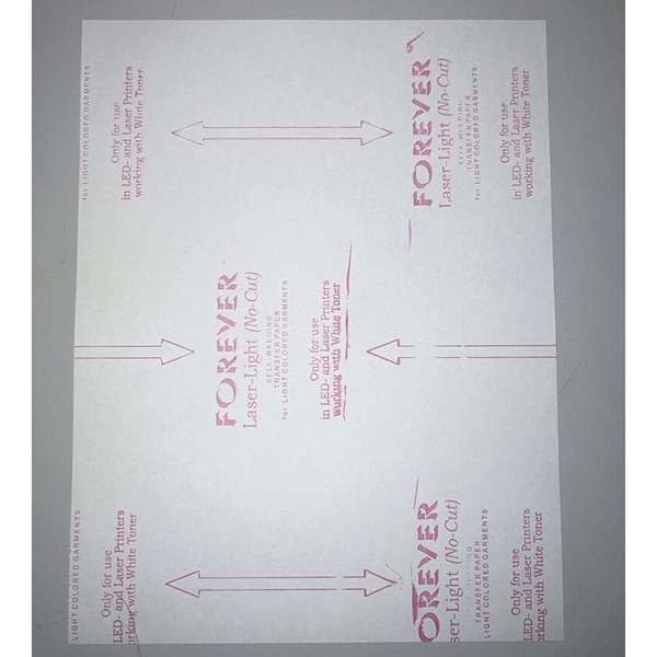 Forever Laser-Light Transfer Sheets 8.5" x 11" 100count/Pack