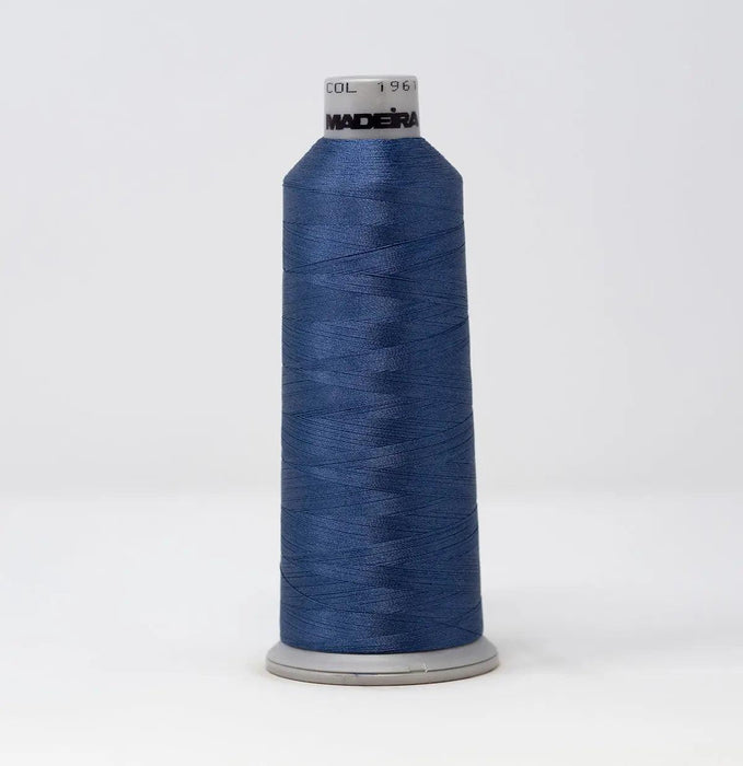 Madeira Polyneon 1961 Blue Spruce Embroidery Thread 5500 Yards
