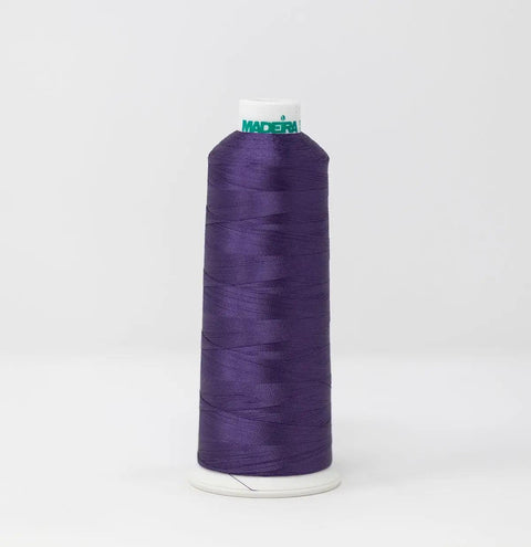 Madeira Rayon 1233 Blackberry Purple Embroidery Thread 5500 Yards