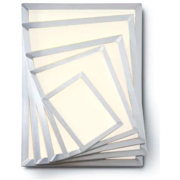 NT 23" x 31" OD 25 White Mesh Alum Frame